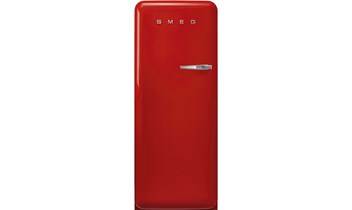 SMEG 50's Style, Stand-Kühlschrank, 1-türig, 60 cm, FAB28LRD5, Linksanschlag, Rot