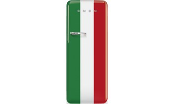 SMEG 50's Style, Stand-Kühlschrank, 1-türig, 60 cm, FAB28RDIT5, Rechtsanschlag, Italia Flag